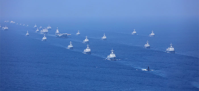 南海大閱兵精剪鏡頭來了！點開視頻，再燃一次！