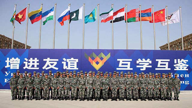 國(guó)際軍事比賽-2019：中方參賽隊(duì)員舉行入營(yíng)儀式