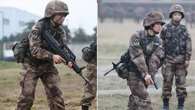 新春走軍營丨女特種兵小分隊訓(xùn)練竟如此亮眼！