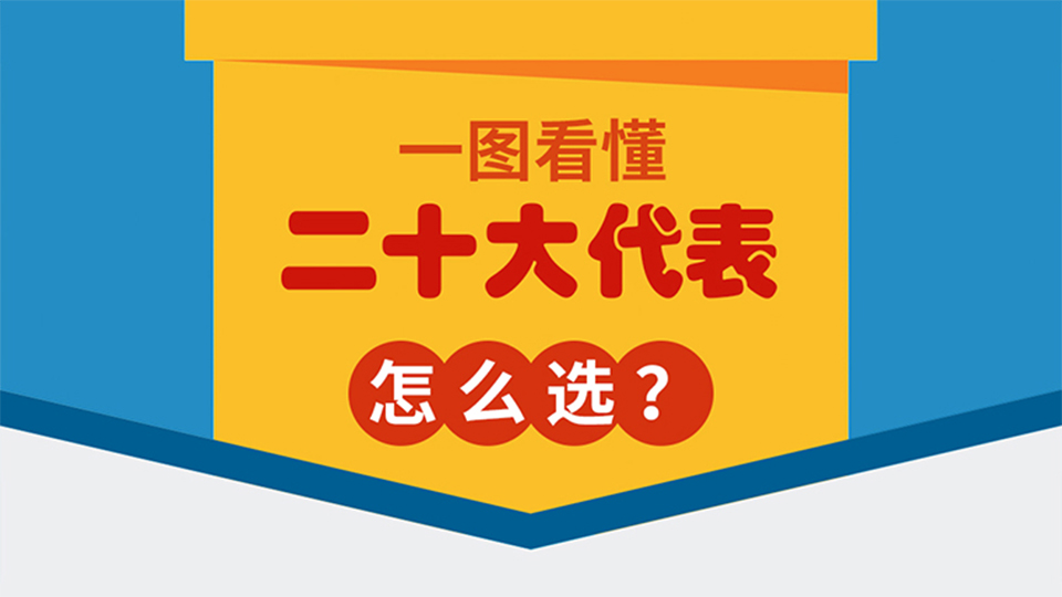 一圖看懂丨二十大代表怎么選？