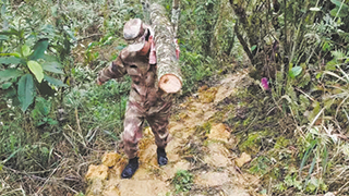 民兵送暖小分隊，出發(fā)