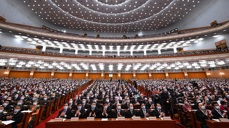 圖集丨十三屆全國人大五次會議舉行第二次全體會議